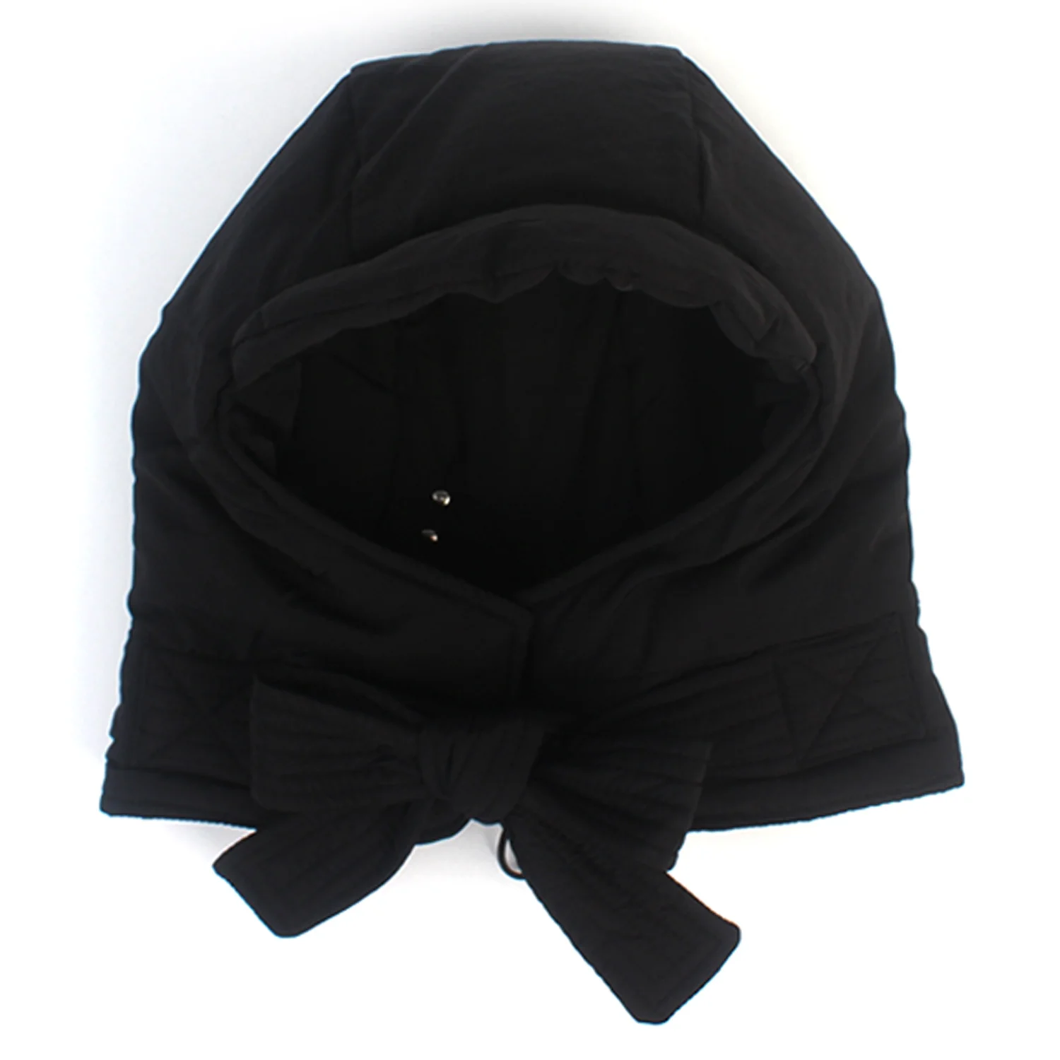 Muji Padding Black Balaclava 棉服帽