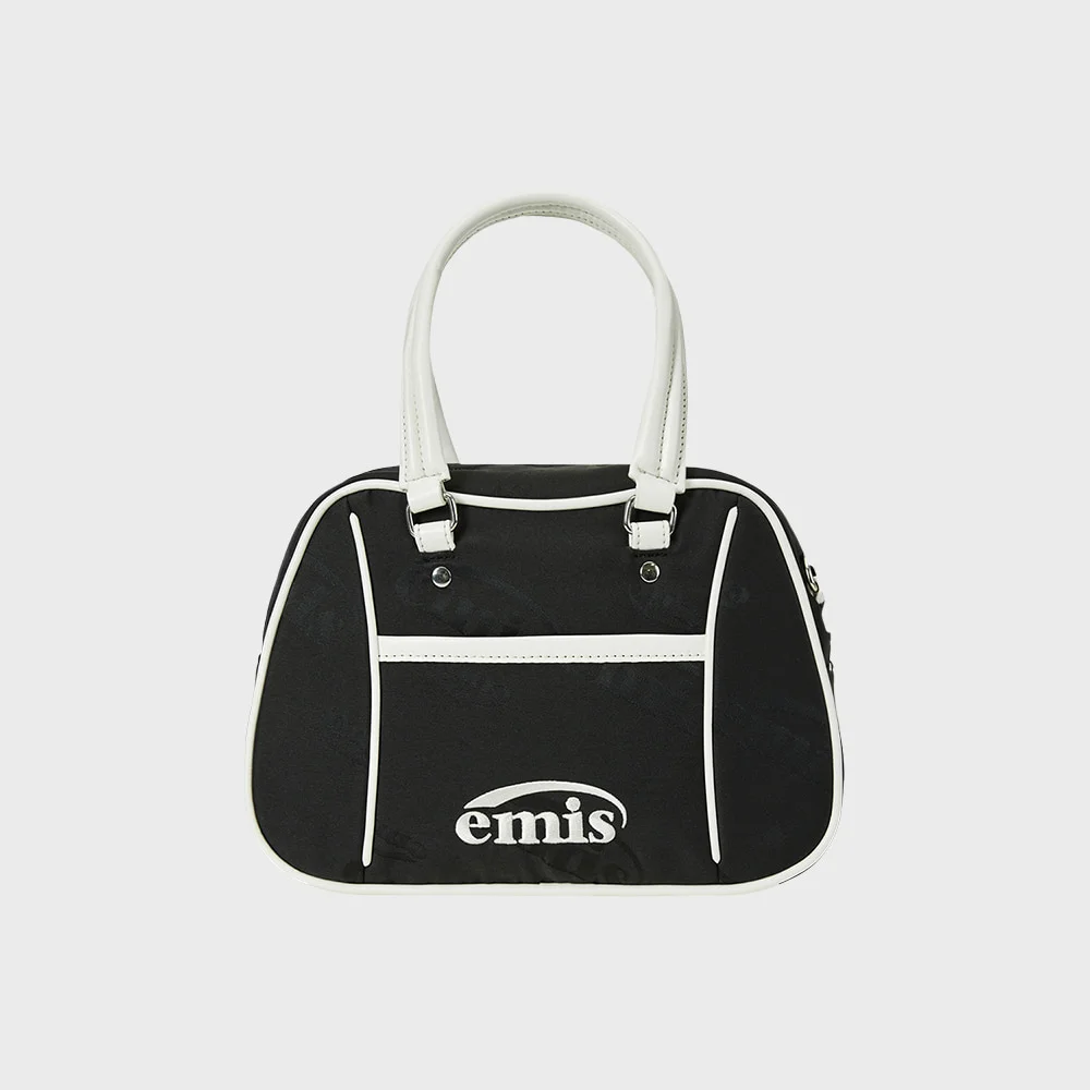LOGO JACQUARD TOTE BAG-BLACK