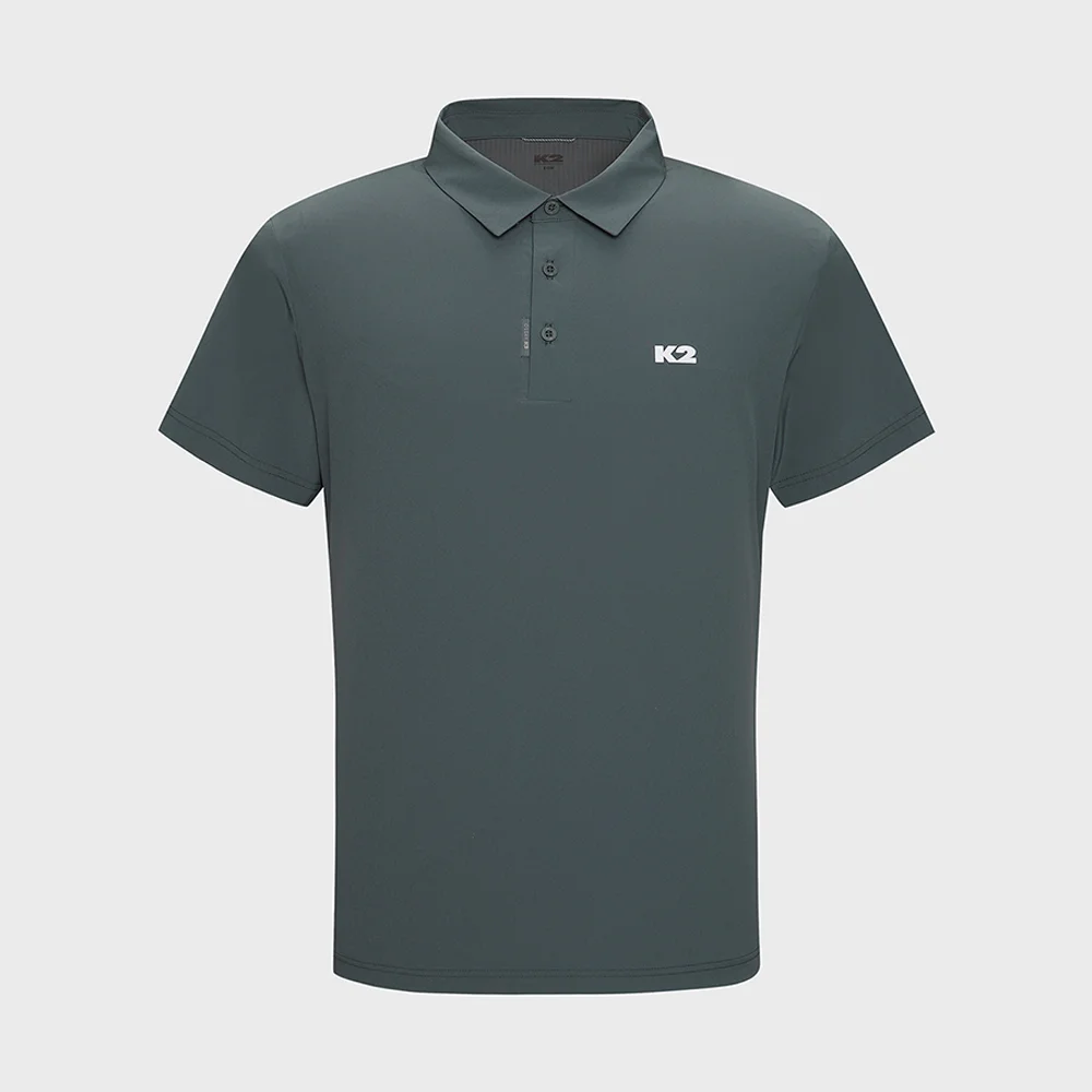 Ossak(OSSAK) SUNGUARD 短袖 Polo_HUNTER GREEN_KMM25225HF