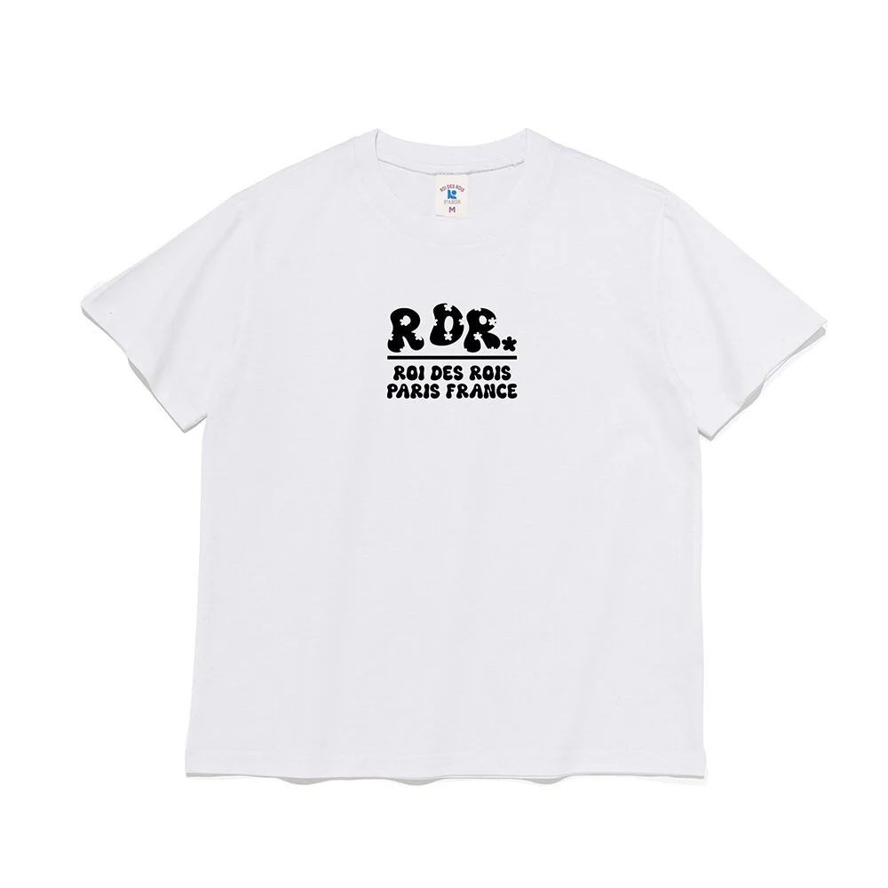 ROR 經典傳承 圖案 女裝 短袖T恤 (白色)