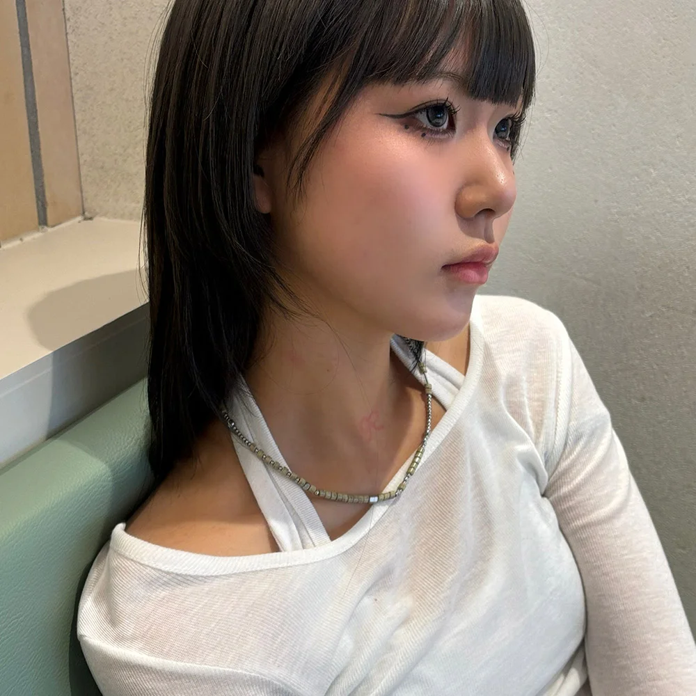 Silver Serpeggiante Toggle Bar Necklace
