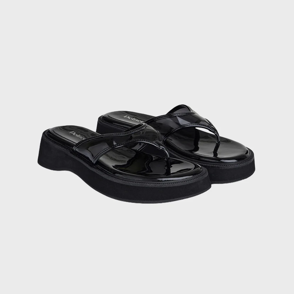 JELLY FLIP FLOP IN BLACK