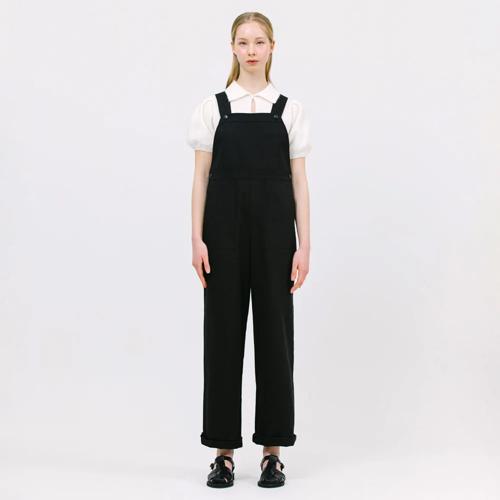 easy wide overalls_black