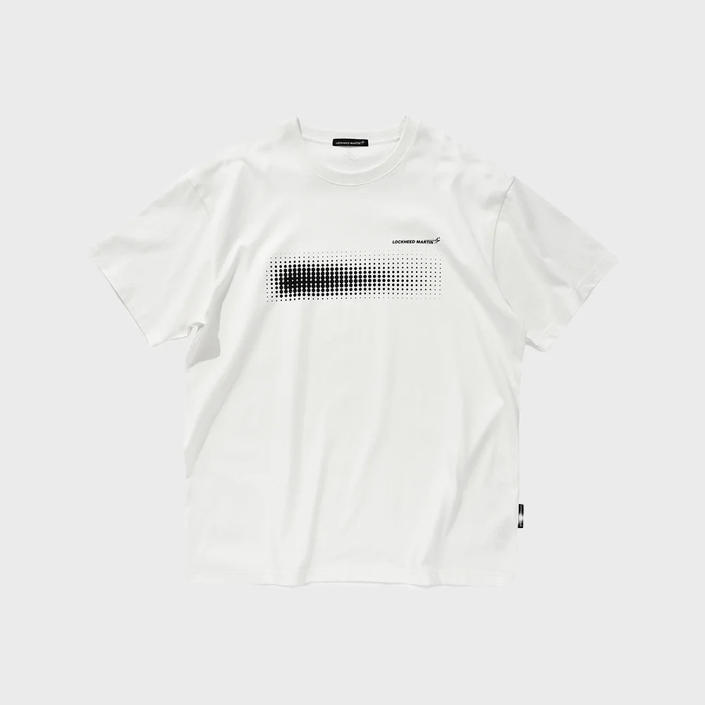 DOTS GRAPHIC PRINTED TS (OFF WHITE)
