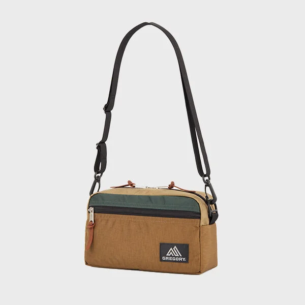 Gregory 鋪棉 肩部 化妝袋 M - LOG CABIN KHAKI (08JT3112)