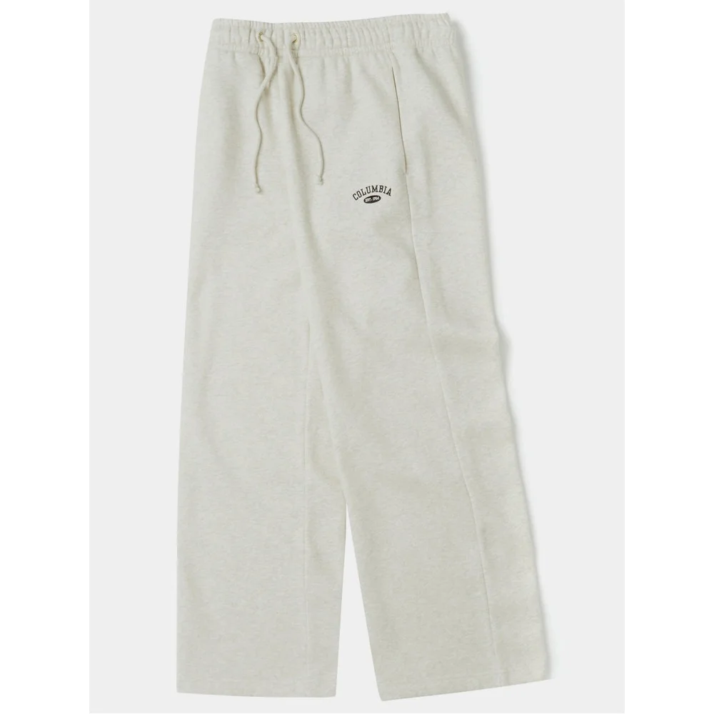 SIG ARCH LOGO WOMEN FLEECE SWEAT PANTS 黃燕麥色