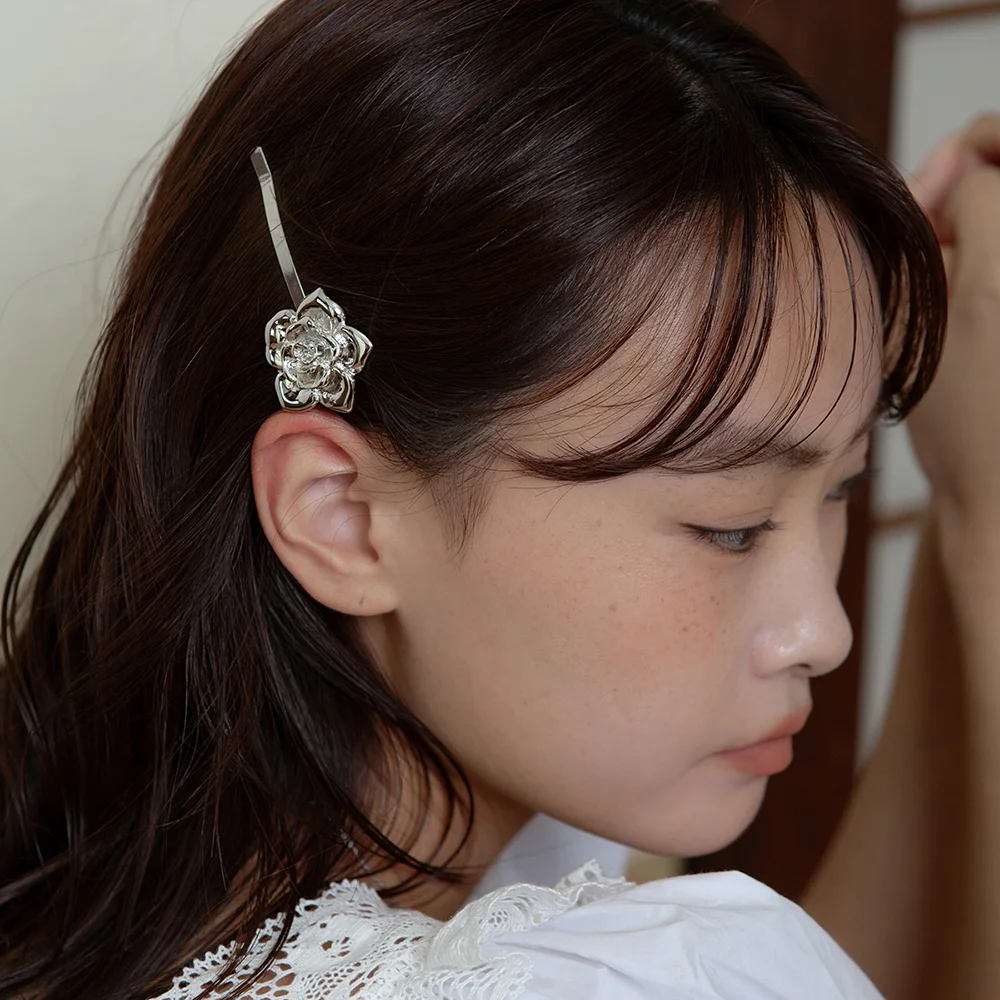 bloom rose hair pin