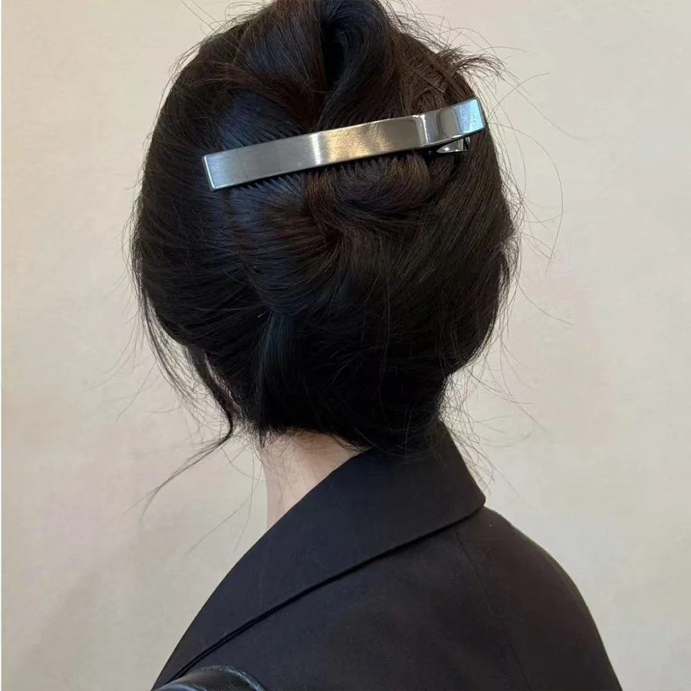 ASH SILVER GREY HAIR PIN 灰調色 銀灰色 髮夾 飾品