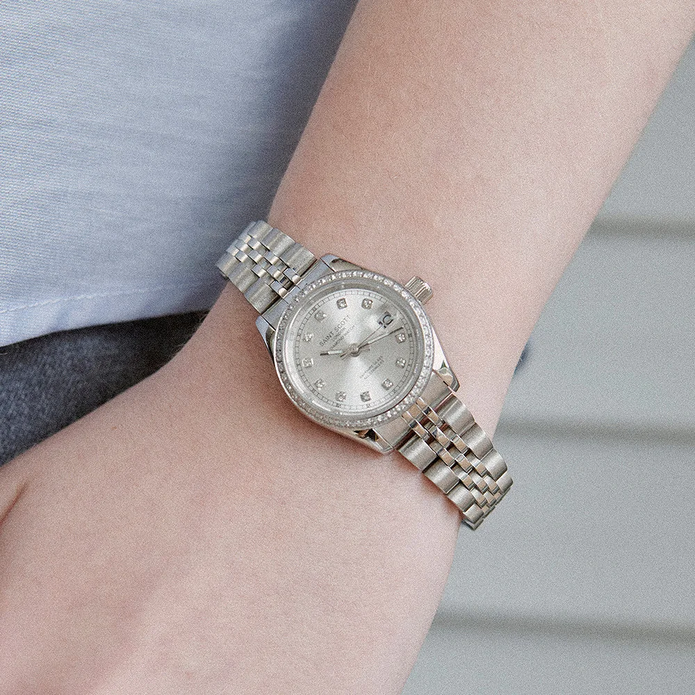 Eclair Diamond Womens Watch_Silver. ST1106SSS