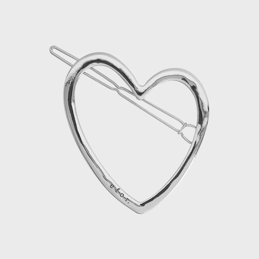 Punching Heart Hair Pin