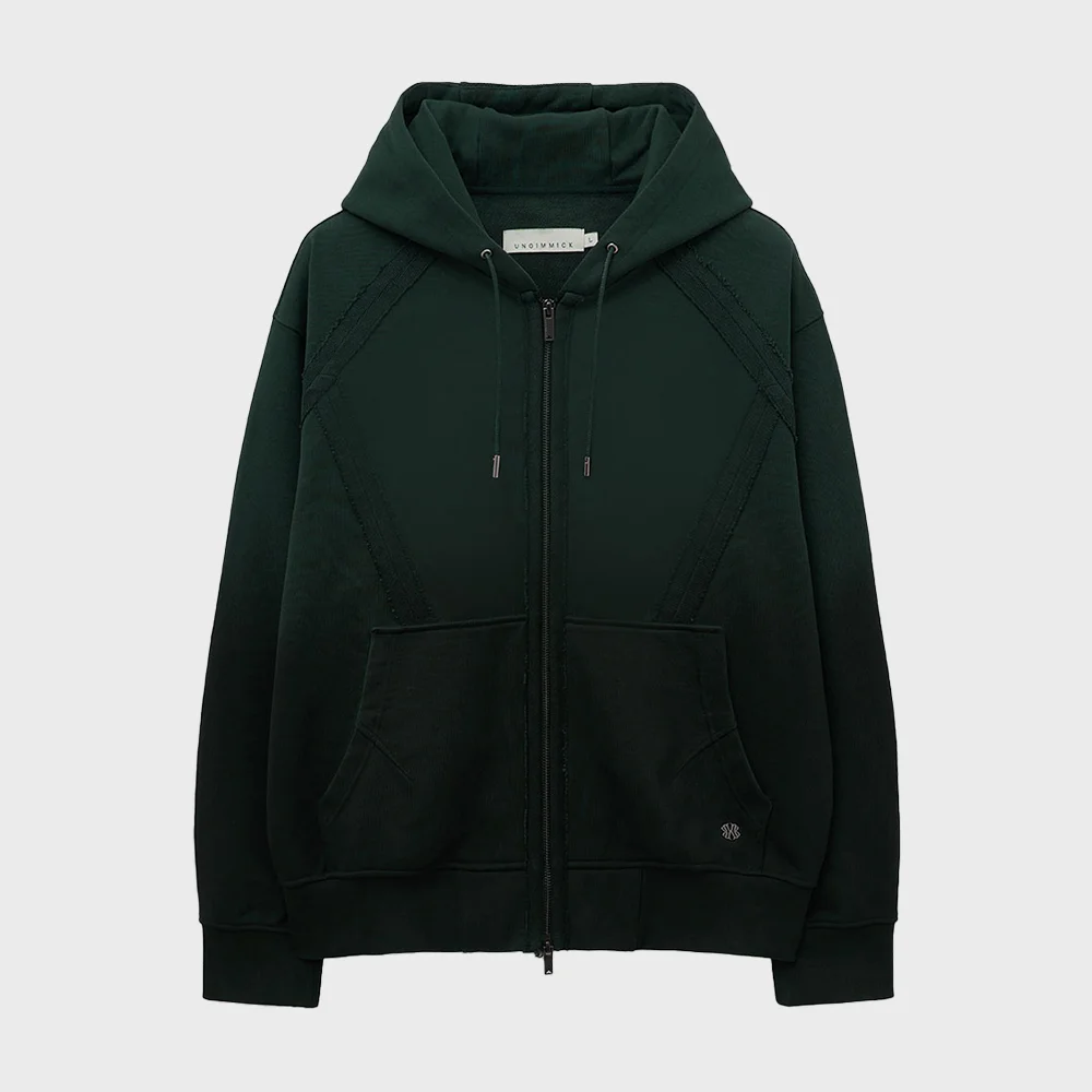 SPRAY WASHED HOODED JACKET (DEEP GREEN)