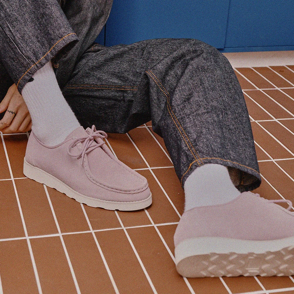 BSQT515 Brisbane Moc Shoes 灰粉色