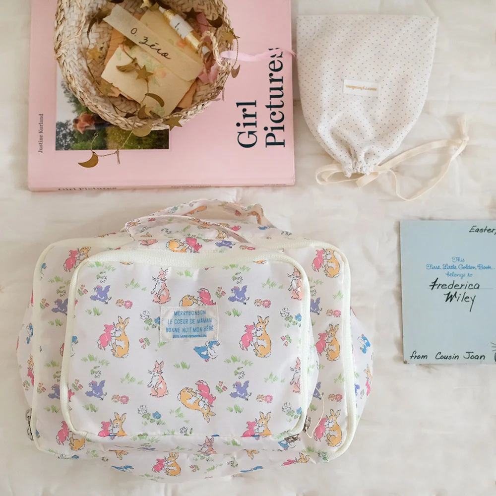 旅行收納袋 I Love Bunny 2set