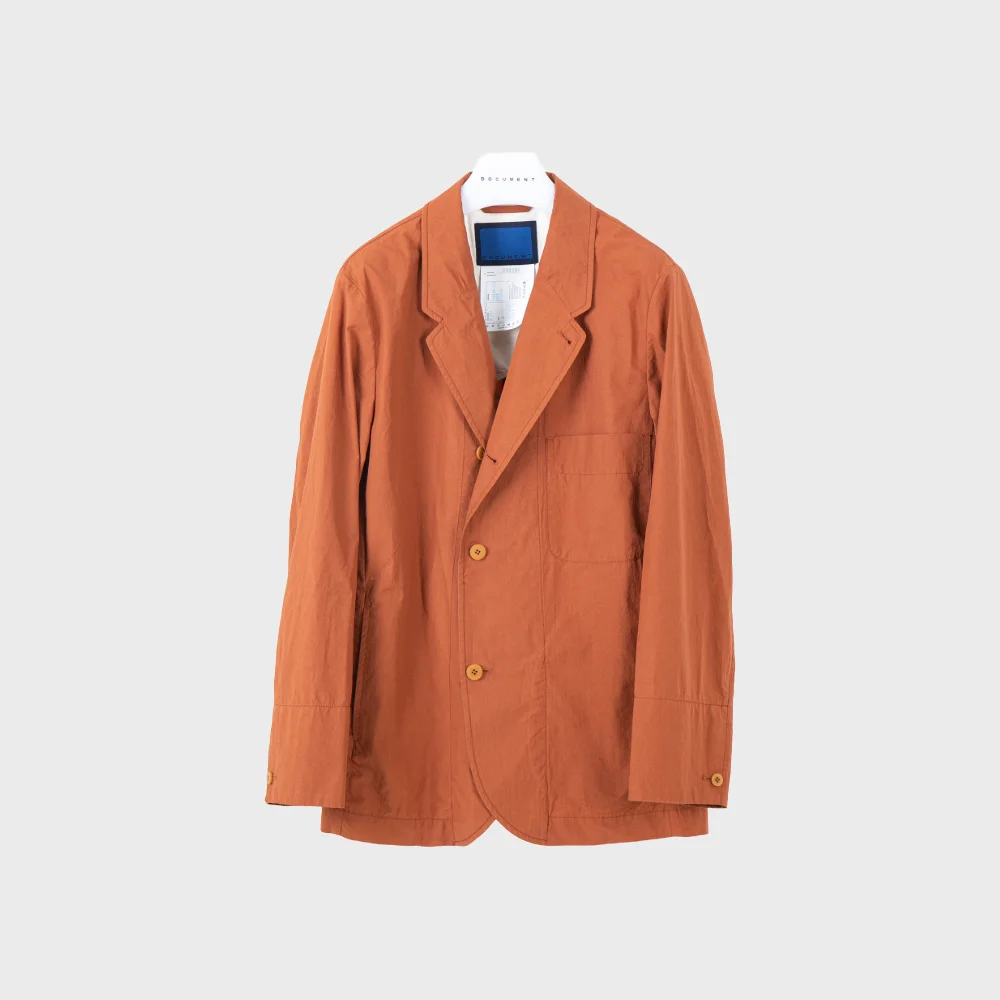 TAILORED CASUAL JACKET_BRICK
