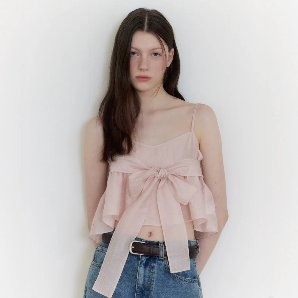2次 再訂版 Lily Bow Bustier_pink