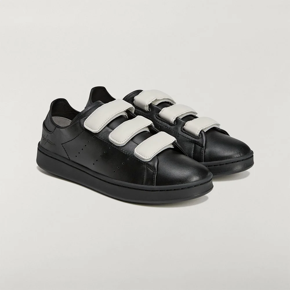 Y-3 Stan Smith 魔術貼 - 黑色 / JR4224