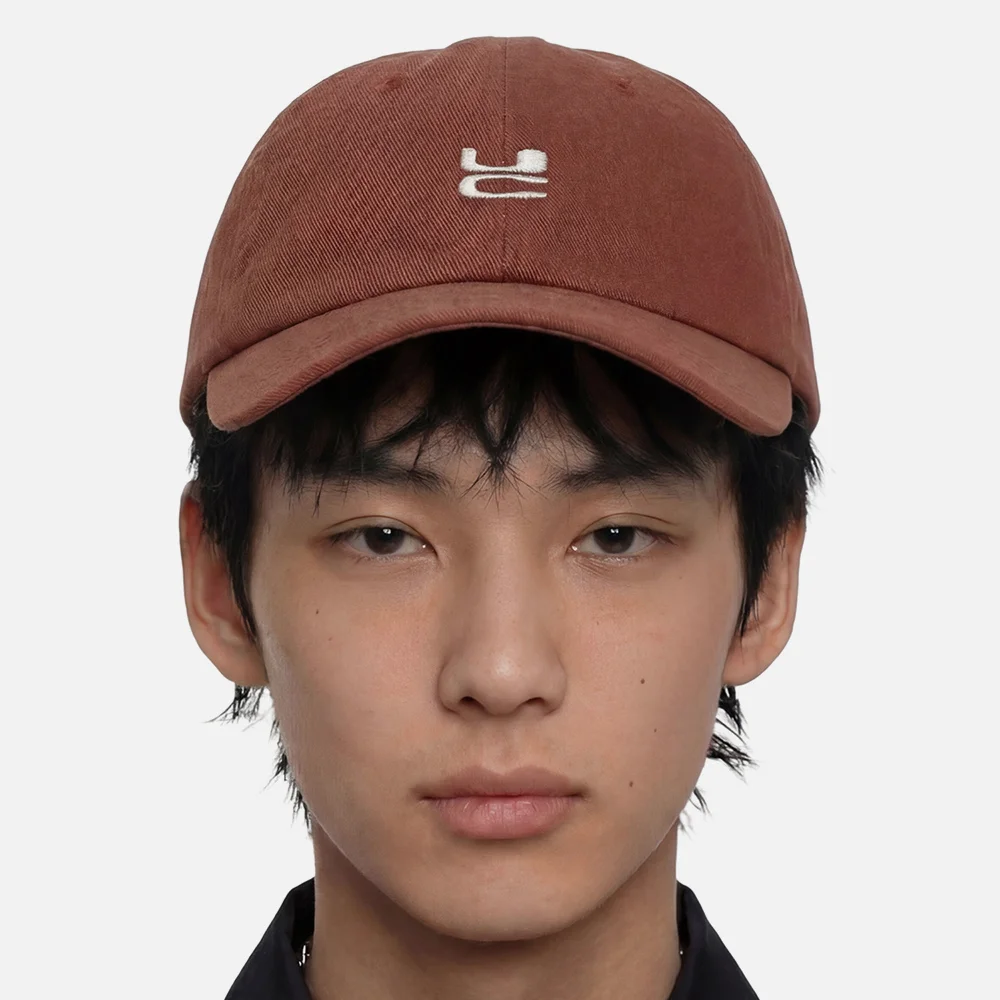 四季 純棉 標誌 刺繡 基本款 Soft Top 男女通用 棒球帽 UC / WASHED B B / BRICK