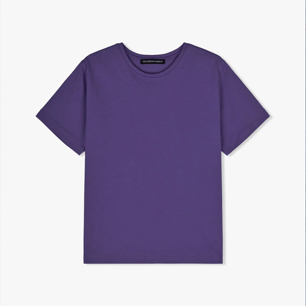Regular Light Cotton T-Shirts (Purple)