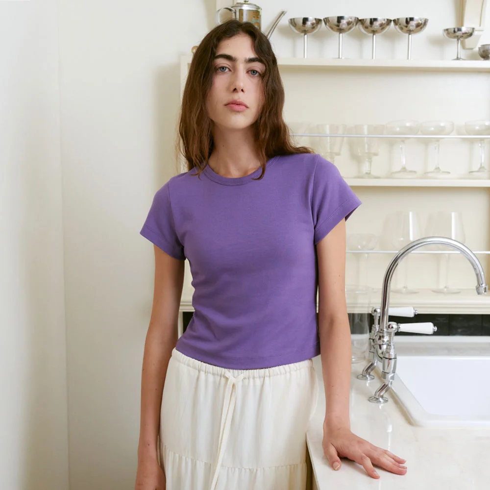 Slim 90s T-Shirts (Purple)