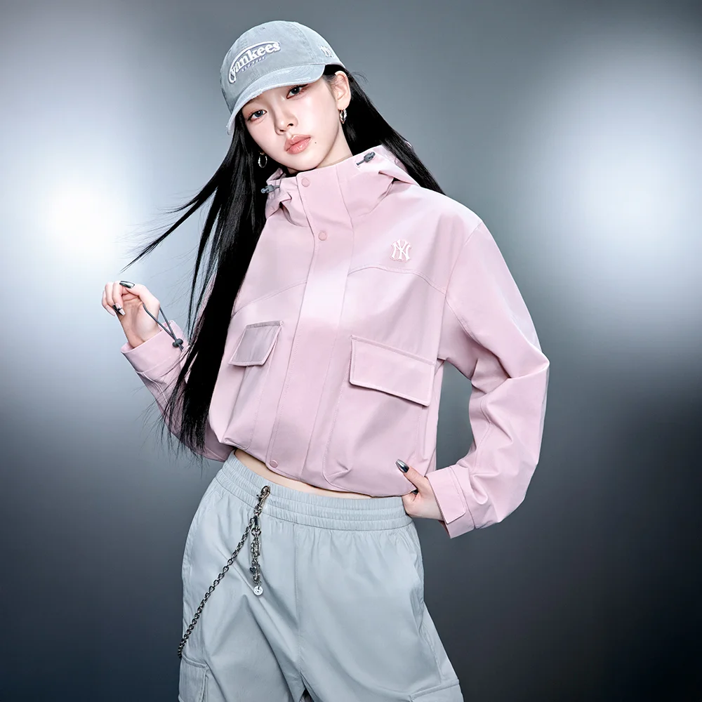 女裝 基本款 戶外機能風 2L 曲線 防風外套 NY (L.Pink)