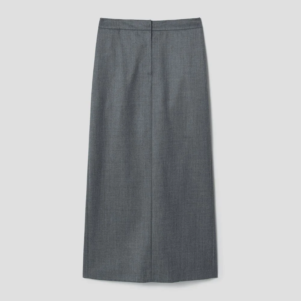 HLine Long Skirt Grey (AG5227B013)