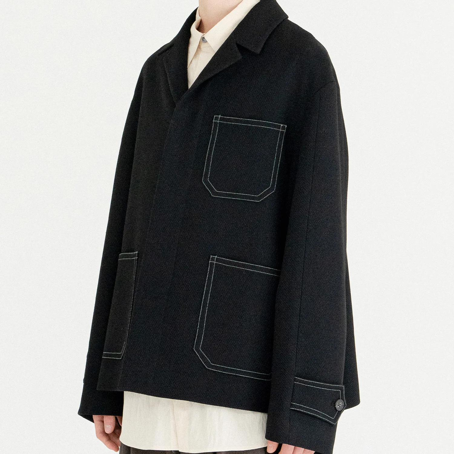 Contrast Stitch Jacket