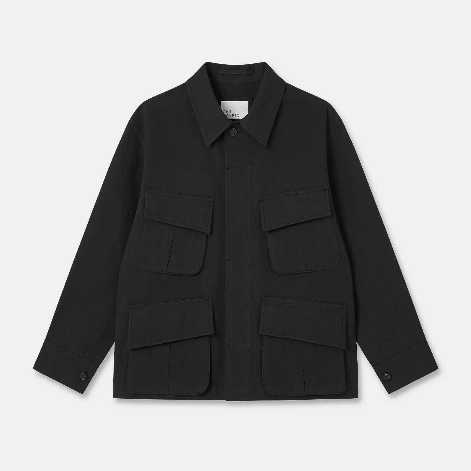SUNNY DRY WEATHERCLOTH FATIGUE JACKET BLACK