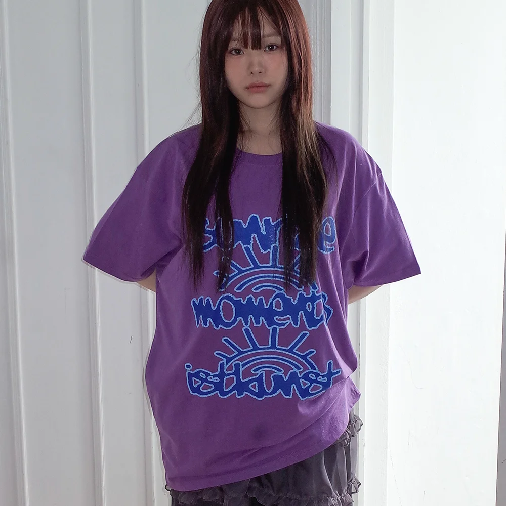 SUNRISE MOMENT TEE_PURPLE(IK2EMMT504A)