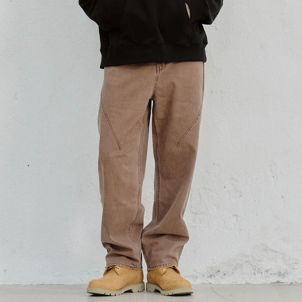 Volun 牛仔 褲子 T44 啡色