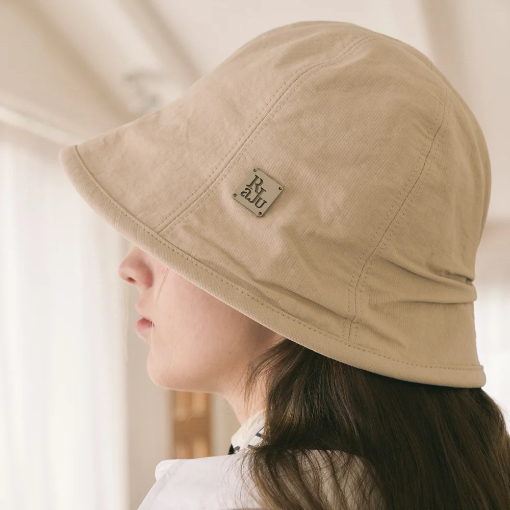 Shirring Cotton Bucket Hat_4 Color
