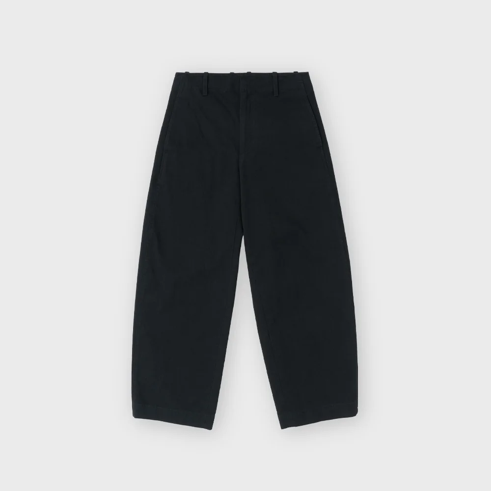 25SS W Washed Field Pants, Black