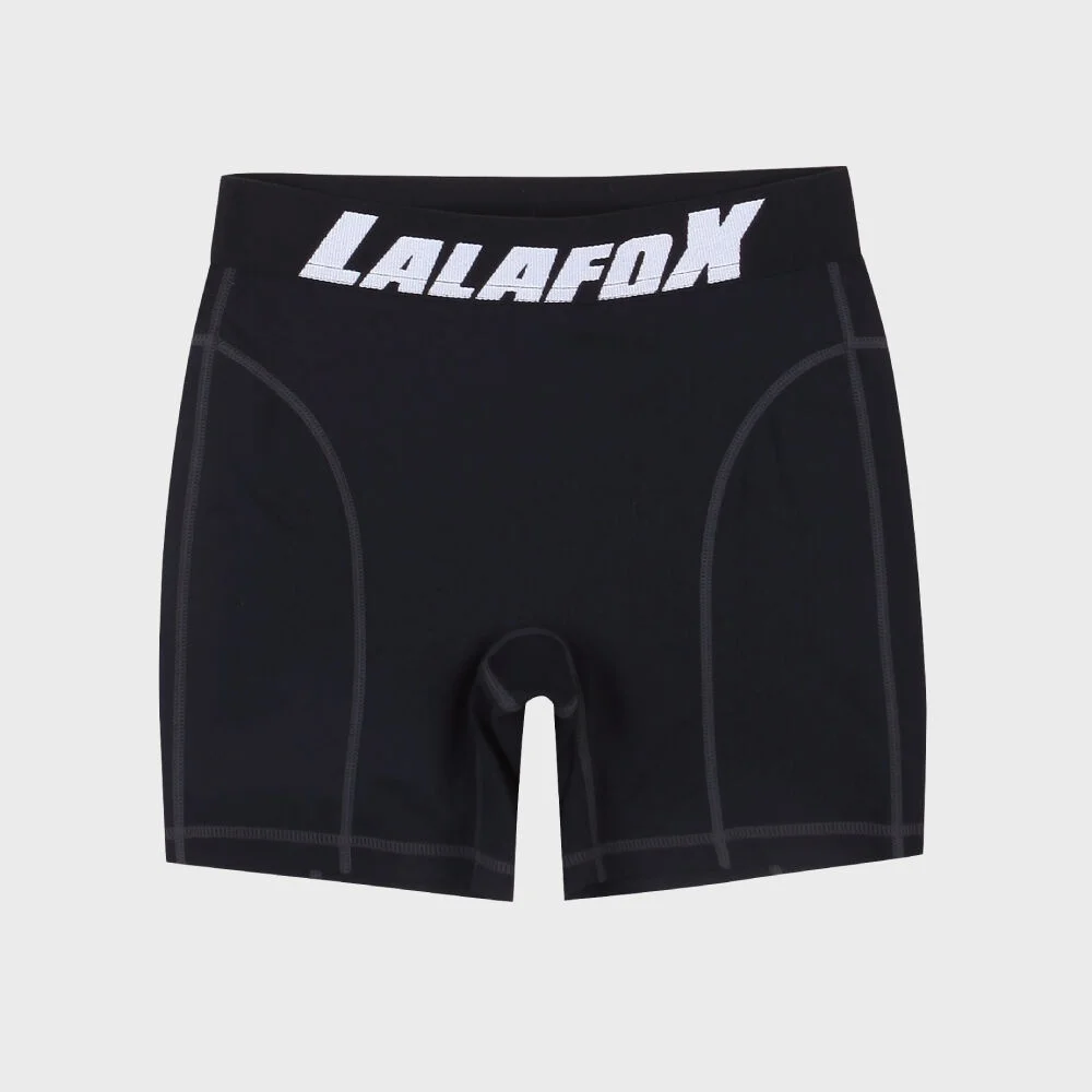LOGO BIKER SHORTS BLACK BP2LG003