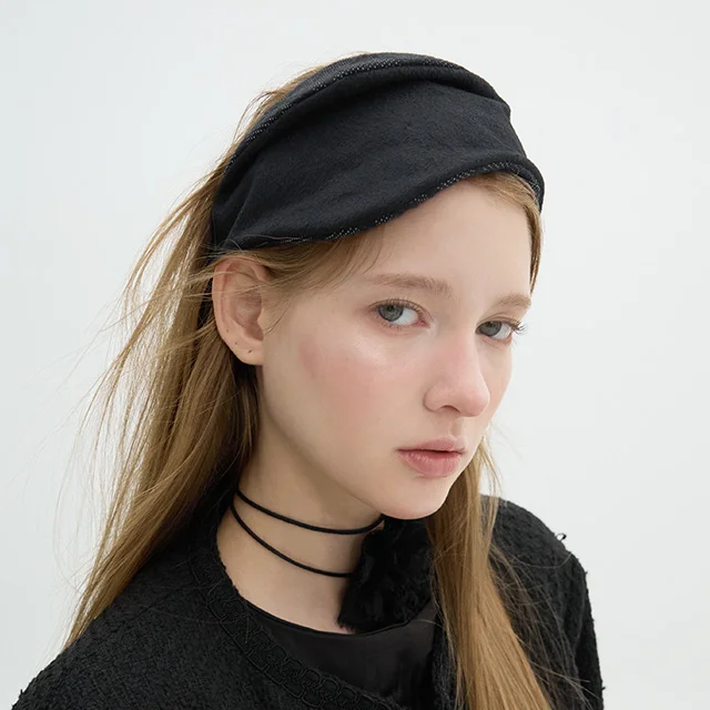 Folding Fascinator - Black