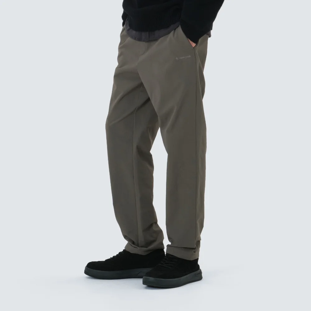 Lago 薄絨 修身 鬆緊帶 褲子 Dark Khaki (S25WMTPT38)