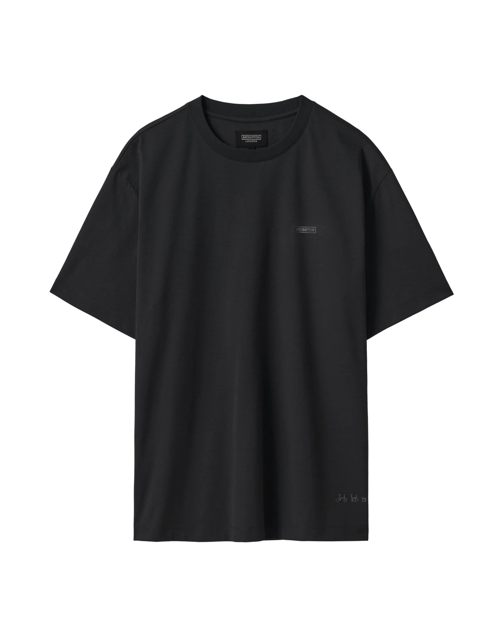 ECO HALF SLEEVE T-SHIRT - BLACK - (P242UTS124)