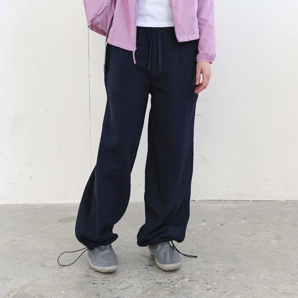 兩穿 針織 褲子 (Navy)
