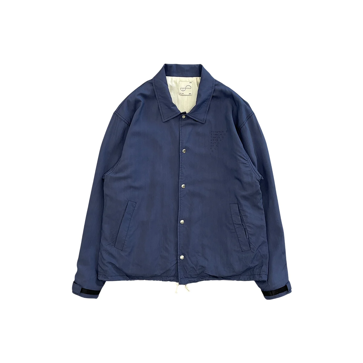 Rayon Coach Jacket Navy