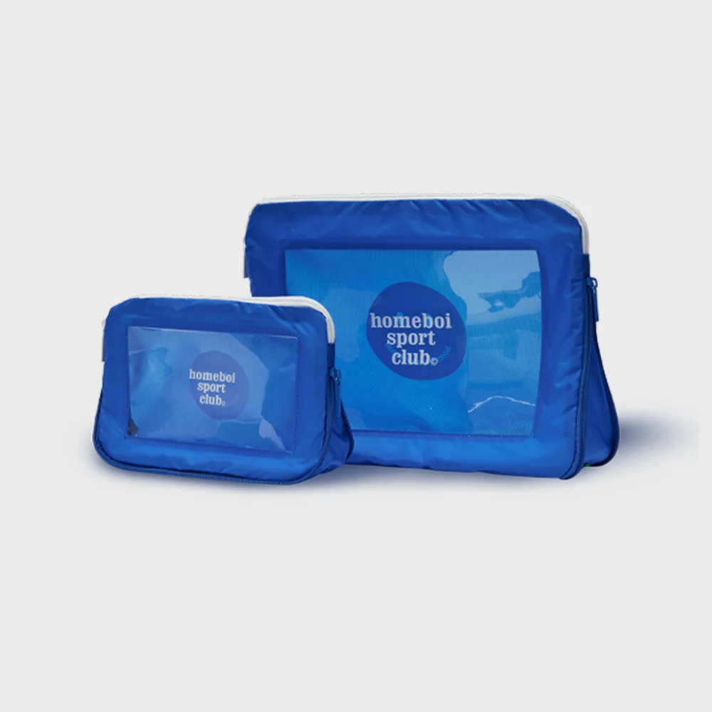 travel pouch set - blue