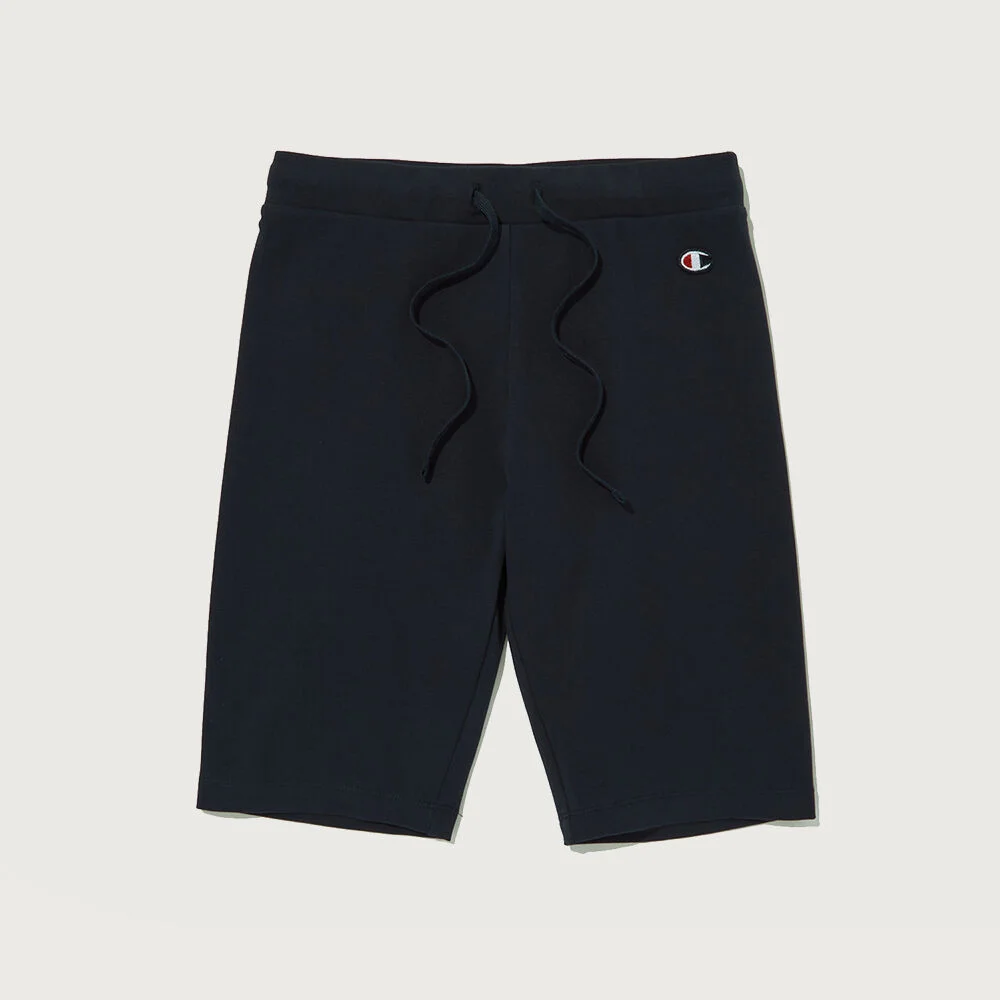 女裝 C標誌 補丁 純棉 騎行 褲子 Normal Navy