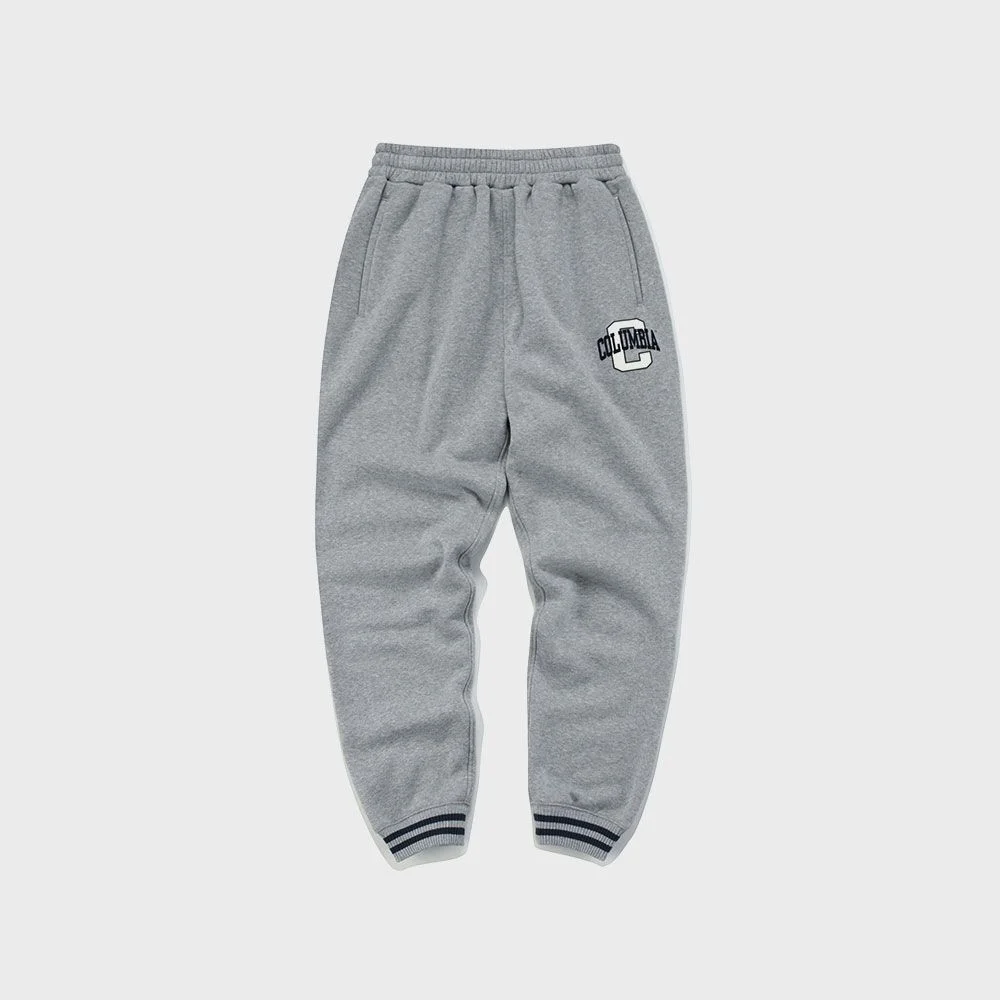 BIG C LOGO REGULAR FIT JOGGER SWEAT PANTS M.灰色