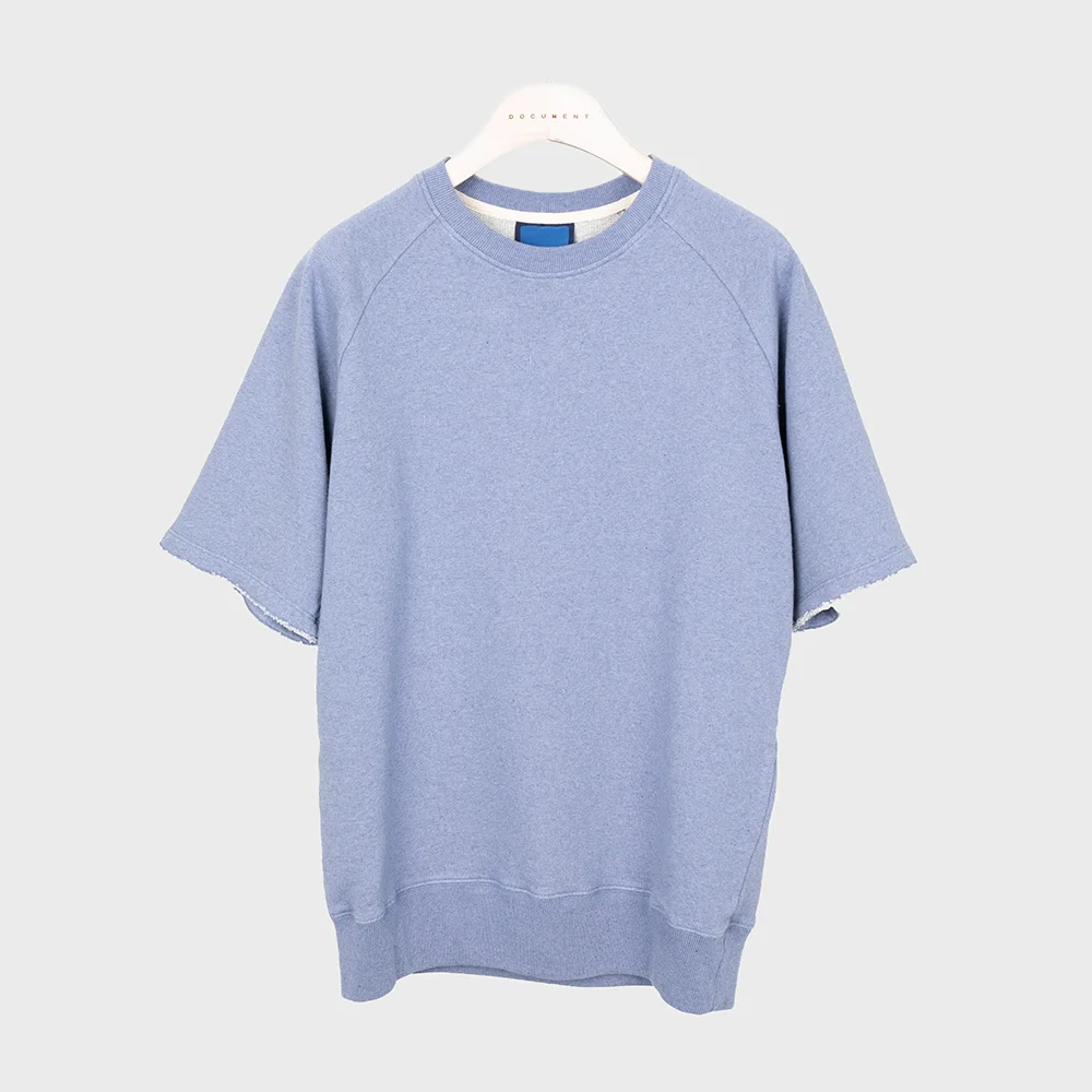 SHORT SLEEVE SWEATSHIRT_BLUE