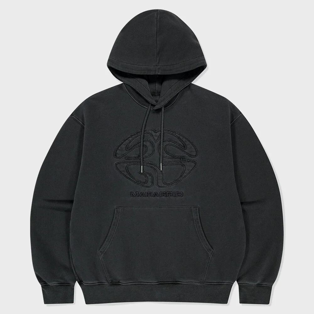 PIGMENT ECLIPSE LOGO HOODIE CHARCOAL(MG2FFMM411A)