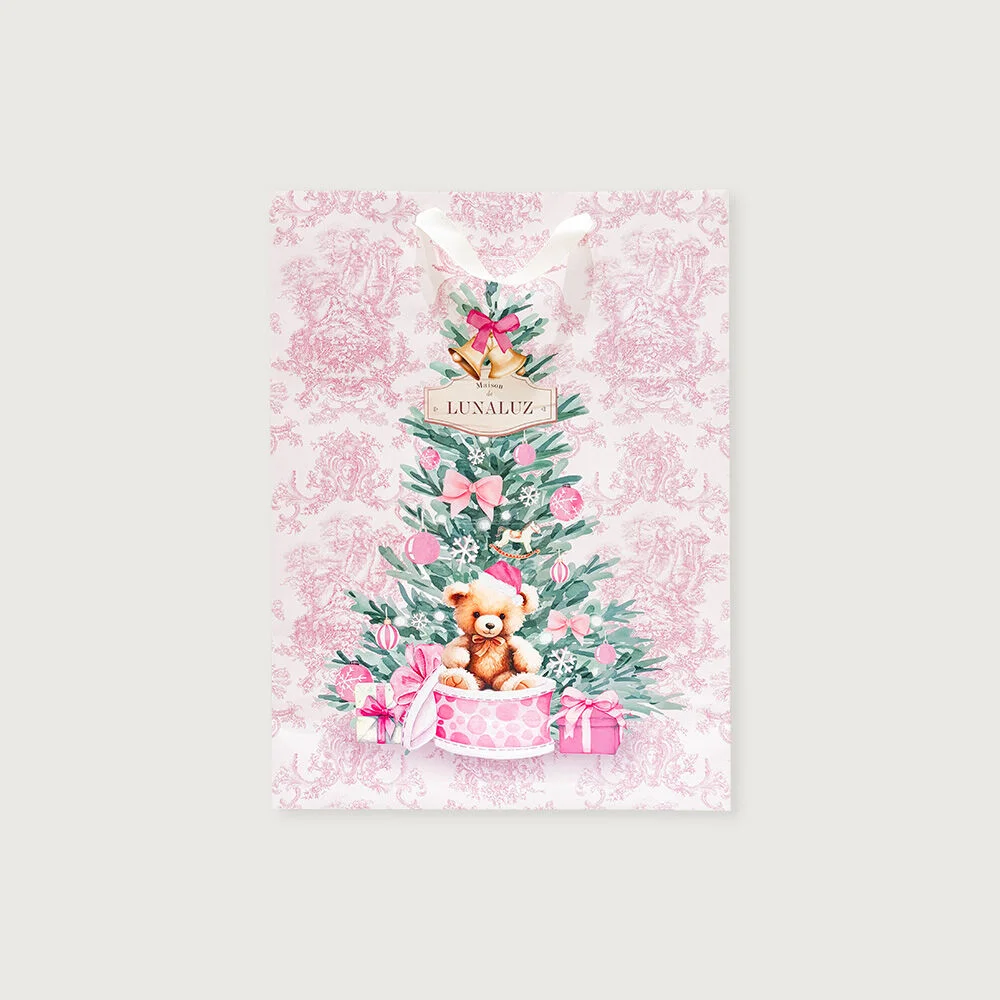 Luna Rouge Toile de Jouy 聖誕節 購物袋