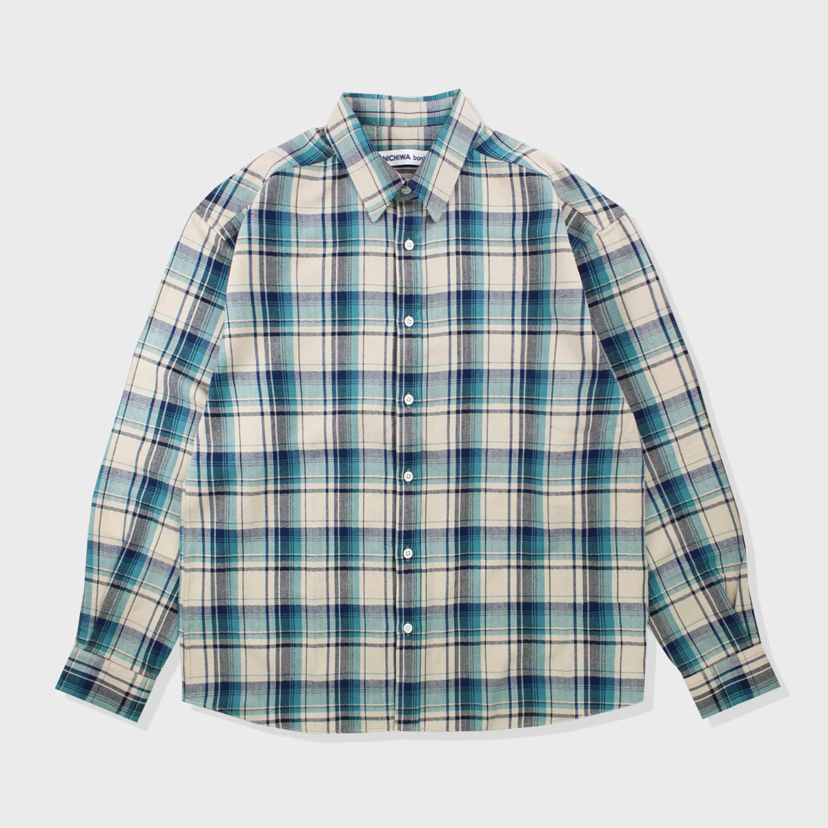 cb nerd checked shirts(BEIGE/加絨)