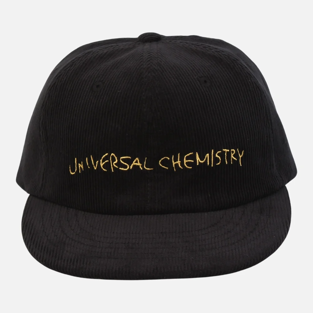 Corduroy Logo Black Strapback Cap 燈芯絨帽