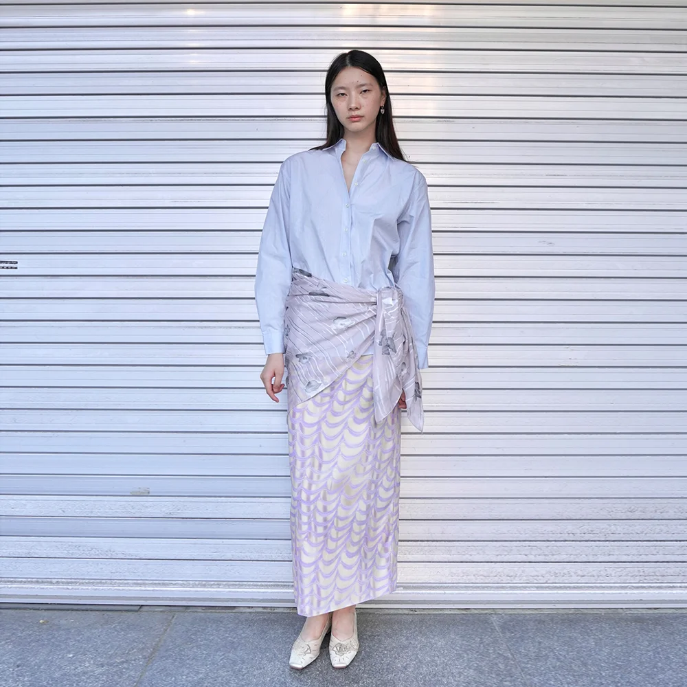 Pumila Long Skirt_Lavender