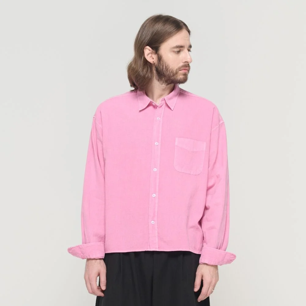 PIGMENT CROP SHIRT (PINK)