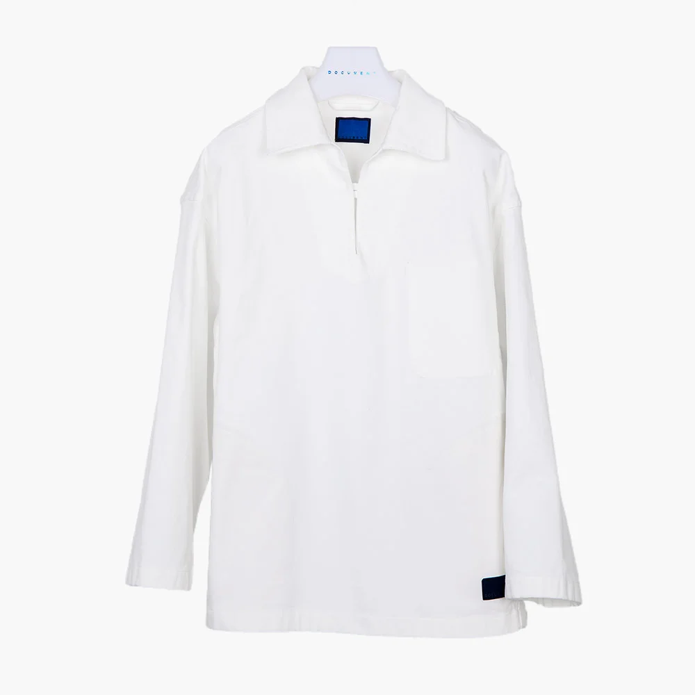 HEAVY TWILL SMOCK (WHITE)