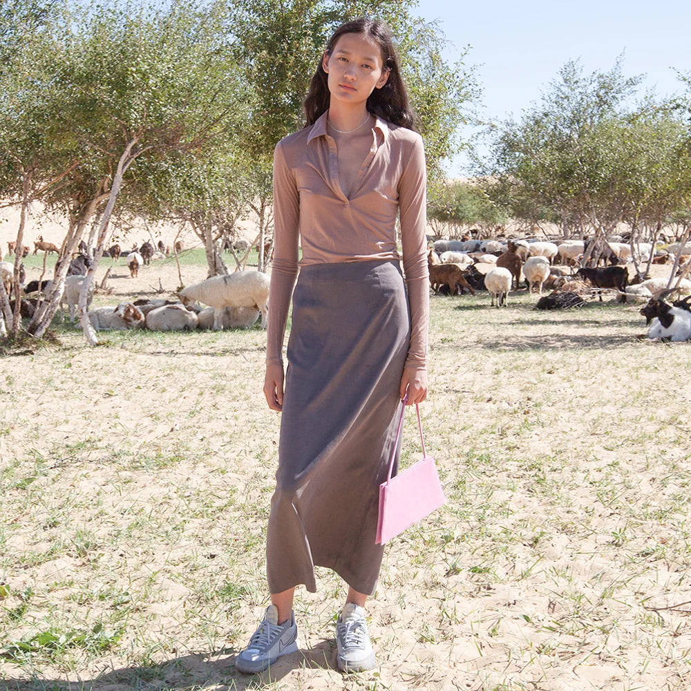 Maya Skirt_Dark grey