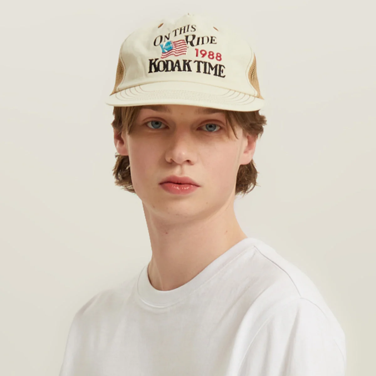 寬鬆版型 網布 Trucker 帽 IVORY